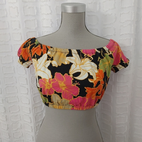 ARITZIA Wilfred Floral Crop Top Size XS - Picture 2 of 12